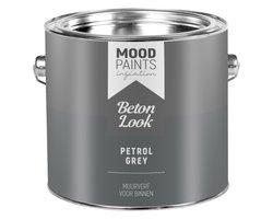 Moodpaints Muurverf Betonlook - 2500 ml - Petrol Grey, Verzenden, Nieuw