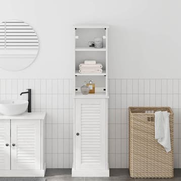 vidaXL Badkamermeubel Set VIGO 2 st Wit en Antiek Wit 37 x, Verzenden, Nieuw