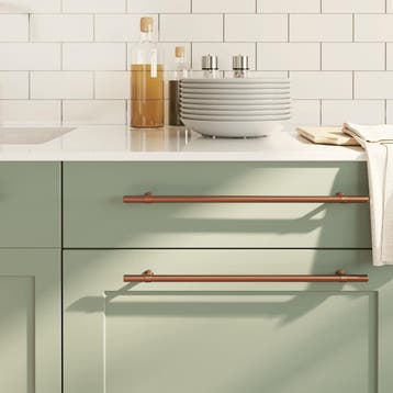vidaXL Handvatten 5 st 320 mm roestvrij staal bronskleurig, Verzenden, Nieuw