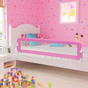 vidaXL Bedhekje peuter 180x42 cm polyester roze, Kinderen en Baby's, Verzenden, Nieuw
