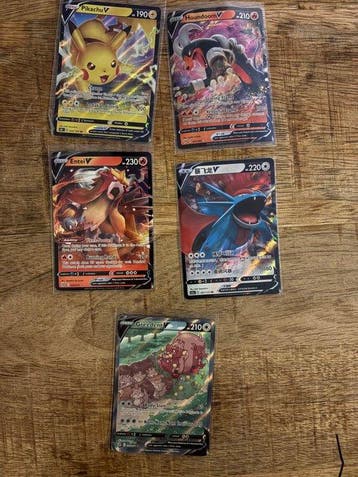 Pokémon - 2500 Bulk kaarten Foil, Full art, Alternate art,, Nieuw