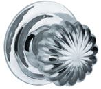 Voordeurknop Nouveau 85mm glans chroom