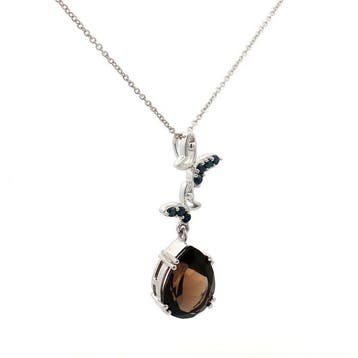 Zonder minimumprijs - 2-delige sieradenset Zilver - 15.15ct.