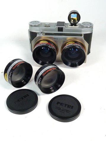 2x Belplasca stereo 3D camera- met unieke tele- en wideangle