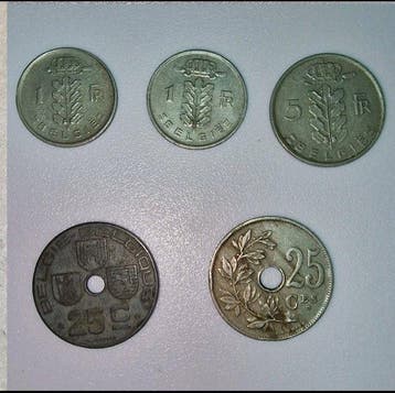 Themacollectie - Vintage Belgische muntenverzameling