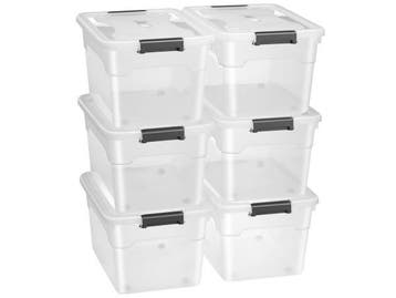 Veiling - Opbergdoos / Opslagbox 45 L - Kunststof - 6-Delig, Huis en Inrichting, Nieuw