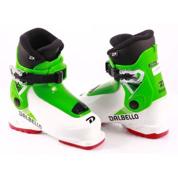 25 26 29 kinder skischoenen DALBELLO CX 1 2025, white/green, Verzenden, Gebruikt