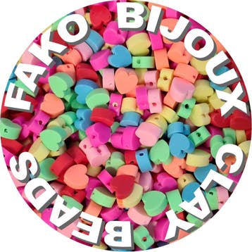 Fako Bijoux - Klei Kralen Hartjes - Figuurkralen -, Hobby en Vrije tijd, Verzenden, Nieuw