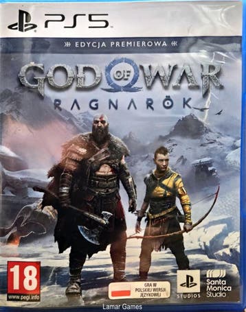 God of War Ragnarok pools doosje (ps5 tweedehands game), Ophalen of Verzenden, Nieuw