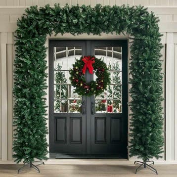 vidaXL Kerstboog 240 cm groen, Diversen, Verzenden, Nieuw