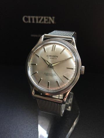 Citizen - Shock Proof Date 17 Jewels - Sans prix de réserve, Nieuw
