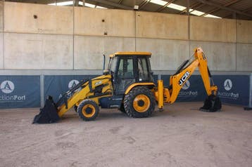 Veiling: Graaf-laadcombinatie JCB 3DX Diesel 2014, Ophalen