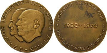 Brons medaille 1970 Belgie-medaille, Verzenden