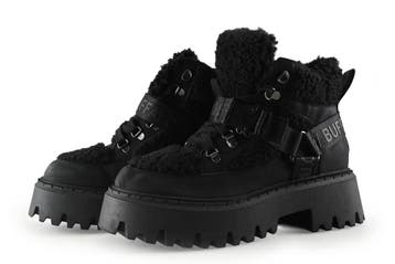 Buffalo Veterboots in maat 40 Zwart, Kleding | Dames, Schoenen, Verzenden, Zwart, Overige typen, Zo goed als nieuw