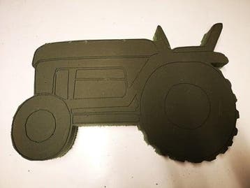 Trekker Oldtimer steekschuimvorm maatwerk oude trekker, Nieuw