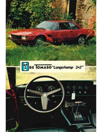 DE TOMASO LONGCHAMP 2+2 ANSICHTKAART, Nieuw