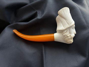 Zonder minimumprijs - Meerschuim pijp - meerschaum, Verzamelen, Nieuw