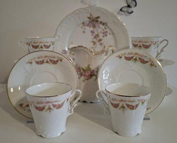 Zeh Scherzer & Carl Tielsch - Tasse (8) - art nouveau -