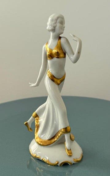 Spechtsbrunn Porzellan - Beeldje - Dancing Lady -, Antiek en Kunst