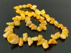 Oud Vintage Natuurlijk Baltisch Amber Ketting Eigeel -