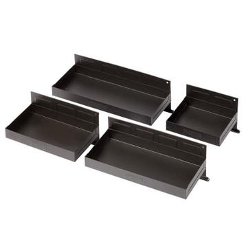 Set van 4 magnetische bakken - zwart, Doe-het-zelf en Bouw, Ophalen of Verzenden, Nieuw
