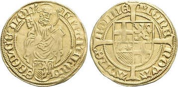 Goud-gulden o Jahr 1481 Koeln-erzbistum Hermann von Hesse..., Verzenden, België