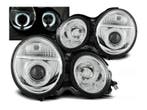 Angel Eyes koplampen Chrome geschikt voor Mercedes W210, Auto-onderdelen, Verzenden, Nieuw, Mercedes-Benz
