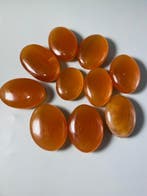 Amber Calciet - Handsteen - AAA+ Kwaliteit Energiesteen -
