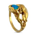 Ring - 14 karaat Geel goud, Exclusieve vintage 14k, Nieuw