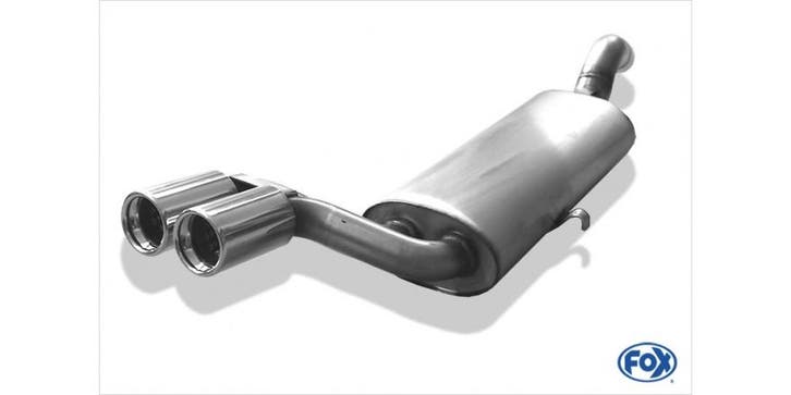 FOX Audi 80/90 type 81 einddemper - 2x76 type 13, Autos : Pièces & Accessoires, Systèmes d'échappement, Envoi