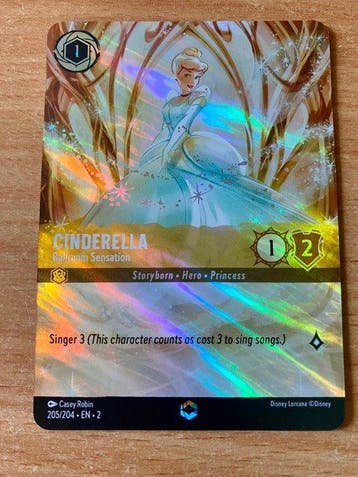 Ravensburger - 1 Card - Disney Lorcana - Cinderella 205/204, Collections