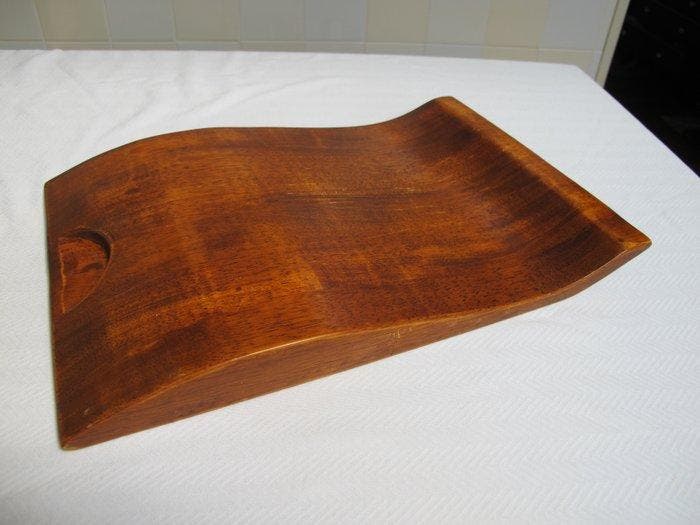 Plateau plat - Présentoir en bois massif de style, Antiek en Kunst, Kunst | Designobjecten