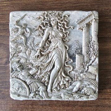 Classieke Griekse mythologie Medusa – hoog reliëf replica op