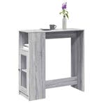 vidaXL Bartafel met rekken 101x40x103,5 cm bewerkt hout, Verzenden, Nieuw