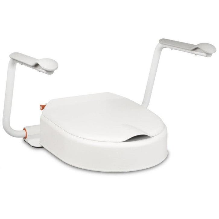 Hi Loo toiletverhoger vast met armleuning, Diversen, Verpleegmiddelen, Nieuw, Verzenden