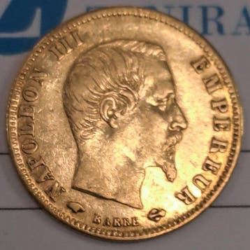 Frankrijk. Napoléon III. 5 Francs 1859-A, Paris