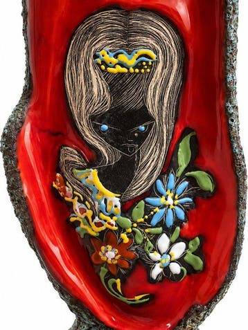 Vaas - Aardewerk - Vintage Italiaanse Lava Glaz, Antiek en Kunst
