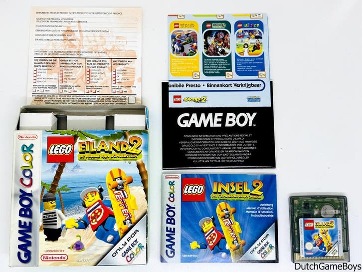 Gameboy Color - Lego Eiland 2 - De Wraak Van Dondersteen + R, Consoles de jeu & Jeux vidéo, Jeux | Nintendo Game Boy, Envoi