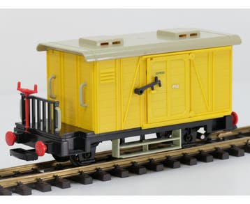 Playmobil 4102 goederenwagen geel (Gesloten, Wagons), Ophalen of Verzenden, Overige typen