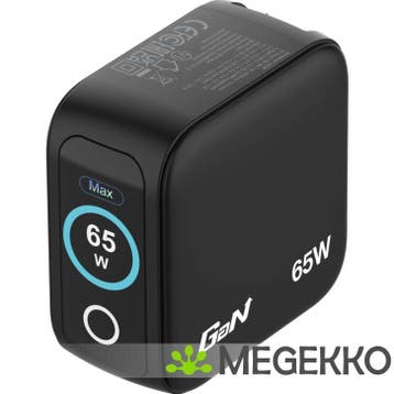 Verbatim Mini GaN Charger 65W with Display, Verzenden