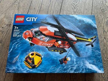Lego Set - 60503 - City - Coast Guard Helicopter, Nieuw