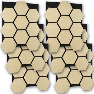 Akoestische panelen Sonic Shield houtlook - licht eiken, Verzenden, Nieuw