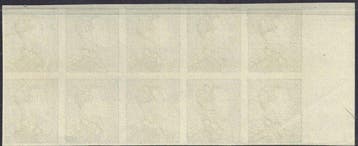 Belgique 1941 - Poortman de 2,50F non attelé dans un bloc de, Gestempeld