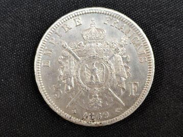 France. Napoléon III. 5 Francs 1869-BB, Strasbourg