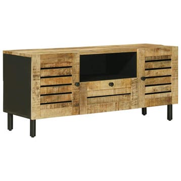 vidaXL Opbergkasten Naturel 105 x 33 x 46 cm Massief Mango, Huis en Inrichting, Verzenden, Nieuw