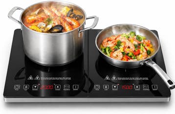 Plaque induction double pour kitchenette - Seconde chance, Verzenden