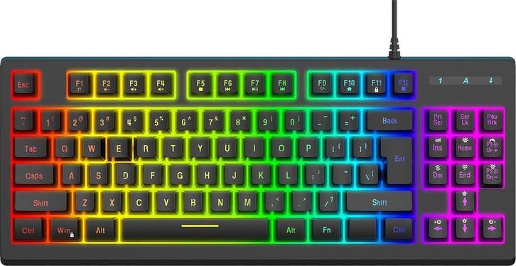 2dekans | Fuegobird V100 Bedraad Gaming Toetsenborden -, Informatique & Logiciels, Claviers, Enlèvement ou Envoi
