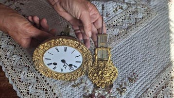 Mouvement dhorloge - Émail - 1850-1900, Antiquités & Art