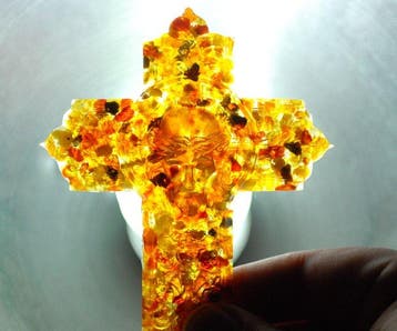 Wanddecoratie - Pressed Amber - Baltisch amber - Litouwen -
