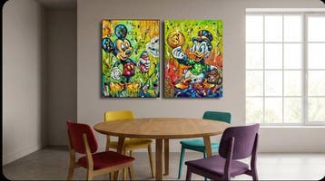 Gomez Cacho 80 x 120 cm - La Gran Fortuna: Tío Gilito con
